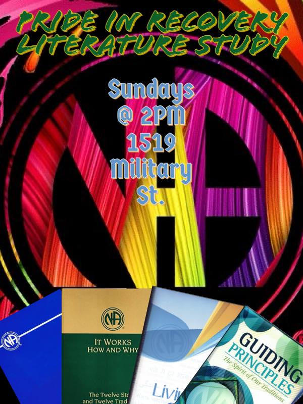 Pride In Recovery Literature Study Sundays at 2:00
