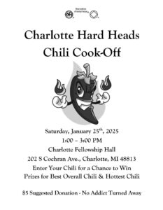 Chili Cook-Off @ Charlotte Fellowship Hall | Charlotte | Michigan | United States