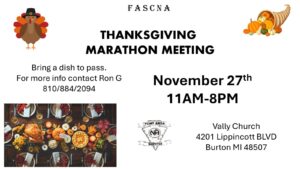 2025 Flint Thanksgiving Marathon Meetings @ Valley Church | Burton | Michigan | United States