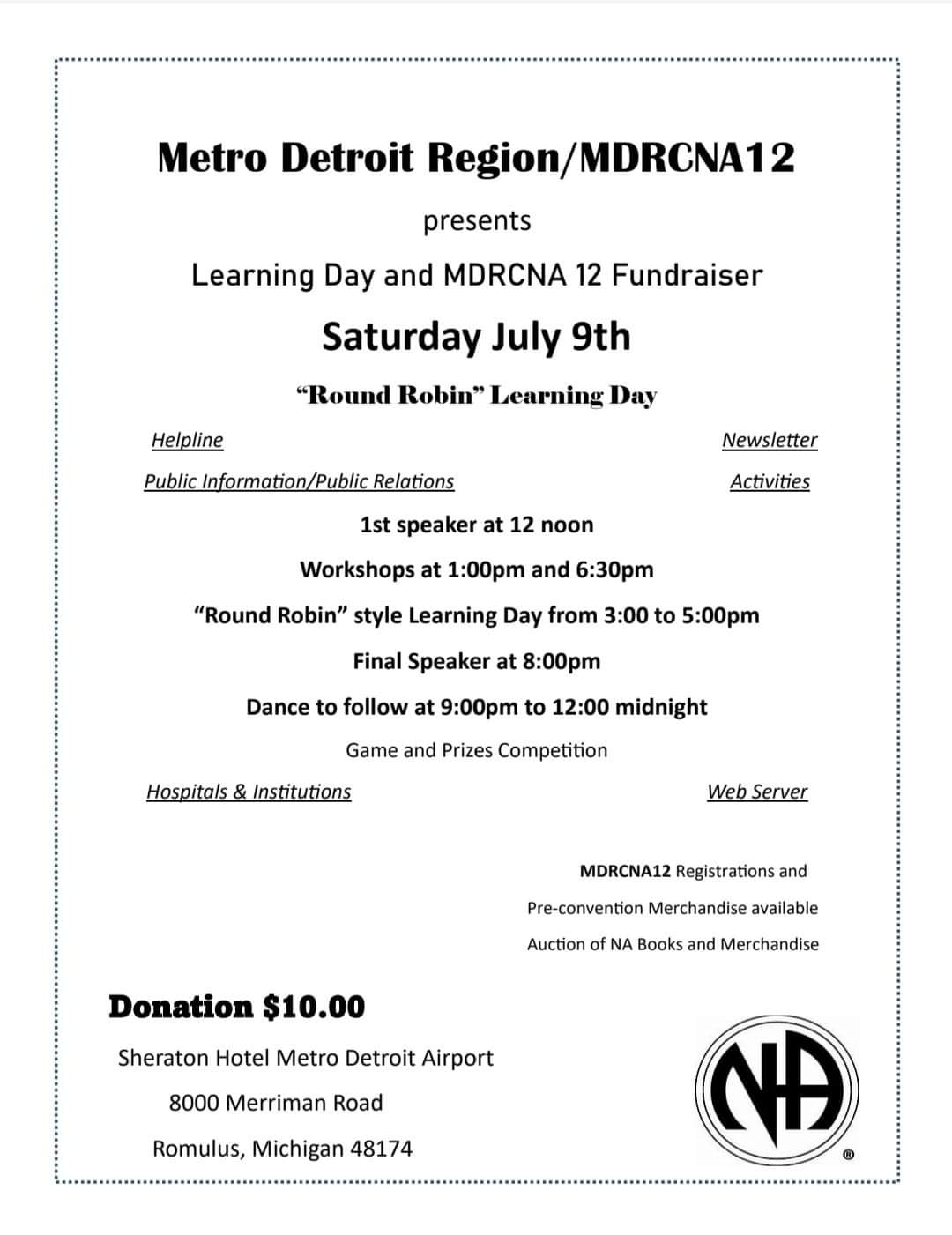 Learning Days @ Sheraton Detroit Metro Airport | Romulus | Michigan | United States