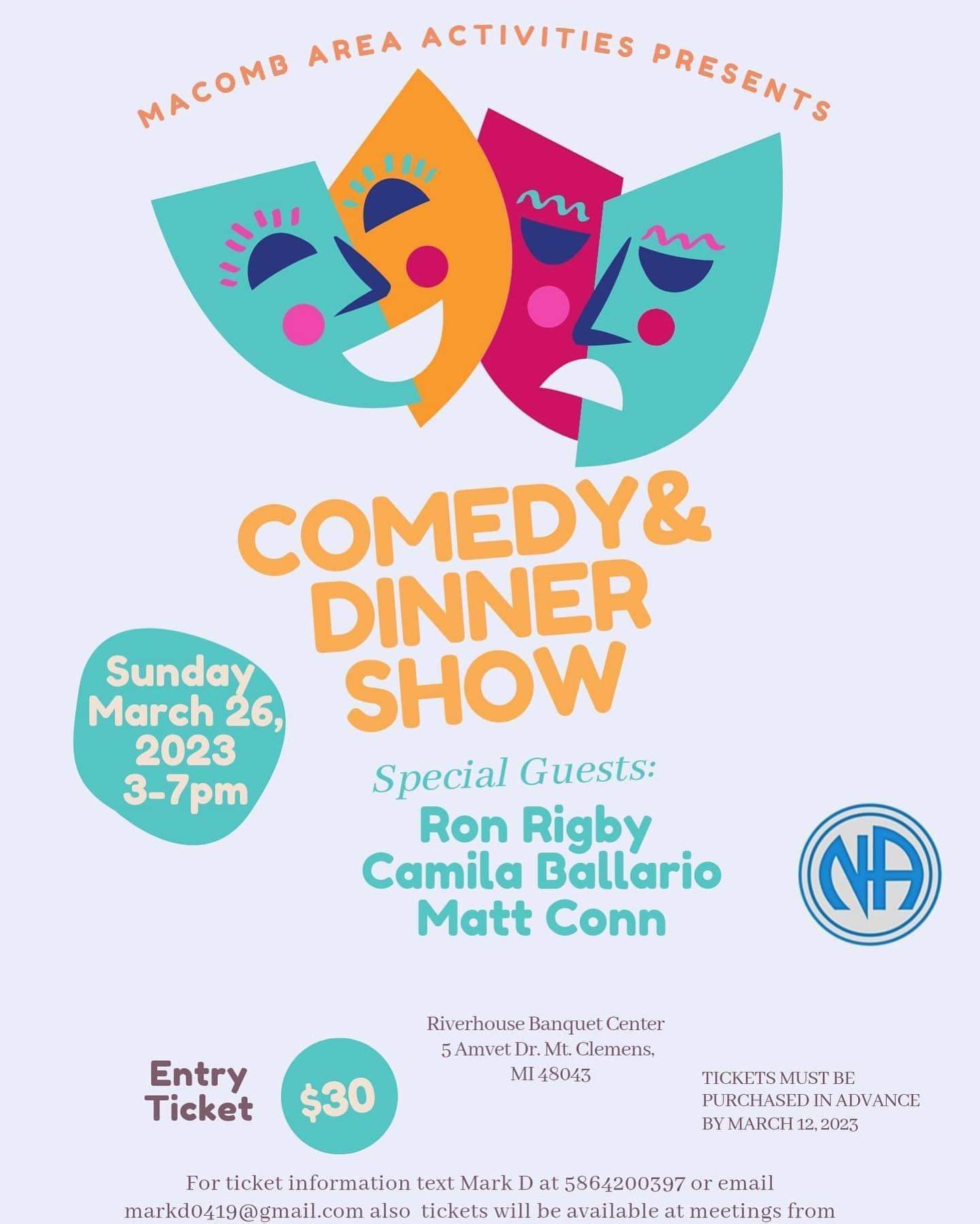 Comedy Show @ Riverhouse Banquet Center | Mount Clemens | Michigan | United States