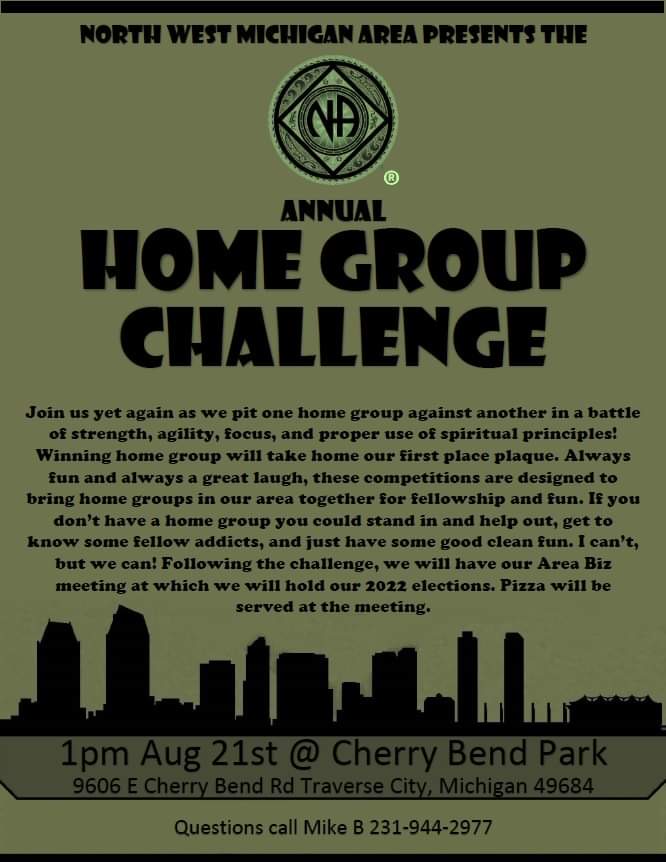Annual Home Group Challenge!! @ Cherry Bend Park | Traverse City | Michigan | United States