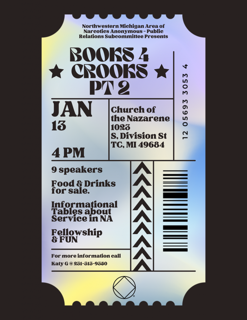 Books for Crooks Pt. 2 @ Church of the Nazarene | Traverse City | Michigan | United States