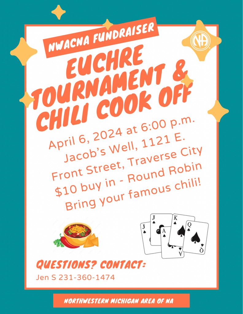 Euchre Tournament and Chili Cook Off @ Faith Reform Church (Jacob’s Well) | Traverse City | Michigan | United States