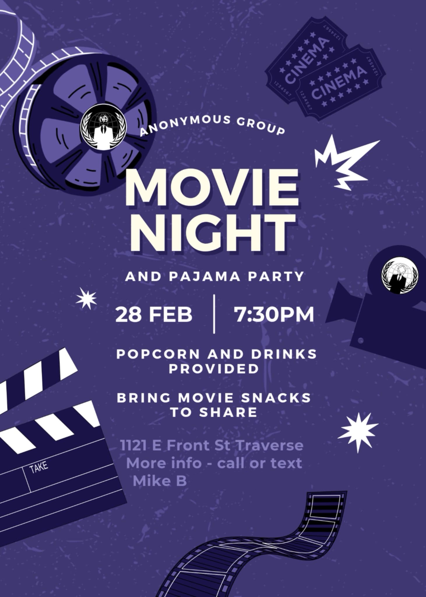 Movie Night and Pajama Party @ Faith Reformed Church (Jacob’s Well) | Traverse City | Michigan | United States