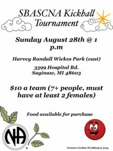 SBASCNA Kickball Tournament @ Harvey Randall Wickes Park (East) | Saginaw | Michigan | United States