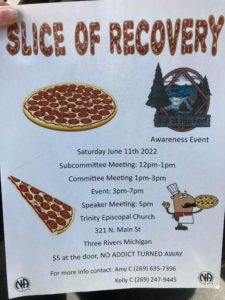 SLICE OF RECOVERY  R n R at the fort @ Trinity Episcopal Church | Three Rivers | Michigan | United States