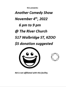 ANTOTHER COMEDY SHOW @ The River Church | Kalamazoo | Michigan | United States