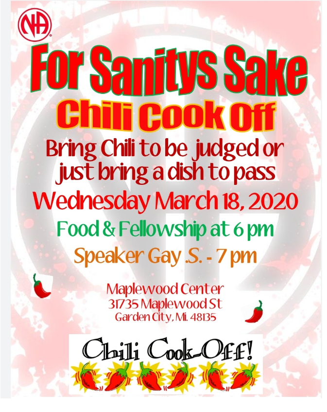 Annual Chili Cook Off Western Wayne Area