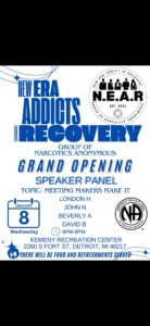 New Era Addicts in Recovery (N.E.A.R.) Grand Opening @ Kemeny Recreation Center | Detroit | Michigan | United States