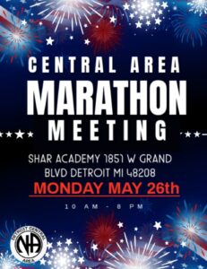 Central Area Marathon Meeting @ SHAR Academy | Detroit | Michigan | United States