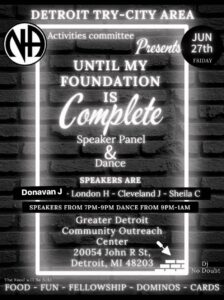 Until My Foundation is Complete – Speaker Panel & Dance @ Greater Detroit Community Outreach Center | Detroit | Michigan | United States