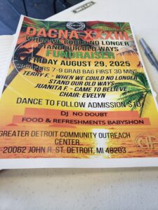 DACNA XXXIII Fundraiser – “When We Could No Longer Stand Our Old Ways” @ Greater Detroit Community Outreach Center | Detroit | Michigan | United States