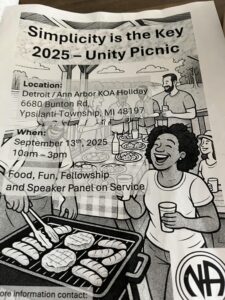 Simplicity is the Key – 2025 Unity Picnic @ Detroit / Ann Arbor KOA Holiday | Ypsilanti | Michigan | United States