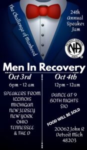 Men in Recovery – 24th Annual Speaker Jam @ Greater Detroit Outreach Community Center | Detroit | Michigan | United States