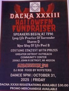 DACNA XXXIII Halloween Fundraiser @ Greater Detroit Community Outreach Center | Detroit | Michigan | United States