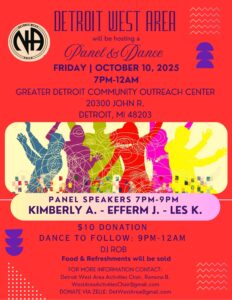 Detroit West Area Panel & Dance @ Greater Detroit Community Outreach Center | Detroit | Michigan | United States