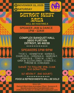 Detroit West Area Speaker Jam & Dance @ Complex Banquet Hall | Detroit | Michigan | United States