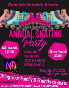 Detroit Central Area Annual Skating Party @ Northland Skating Rink | Livonia | Michigan | United States